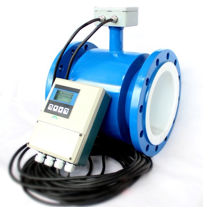 電磁流量計DN100，分體式，220V供電 ，四氟襯里
